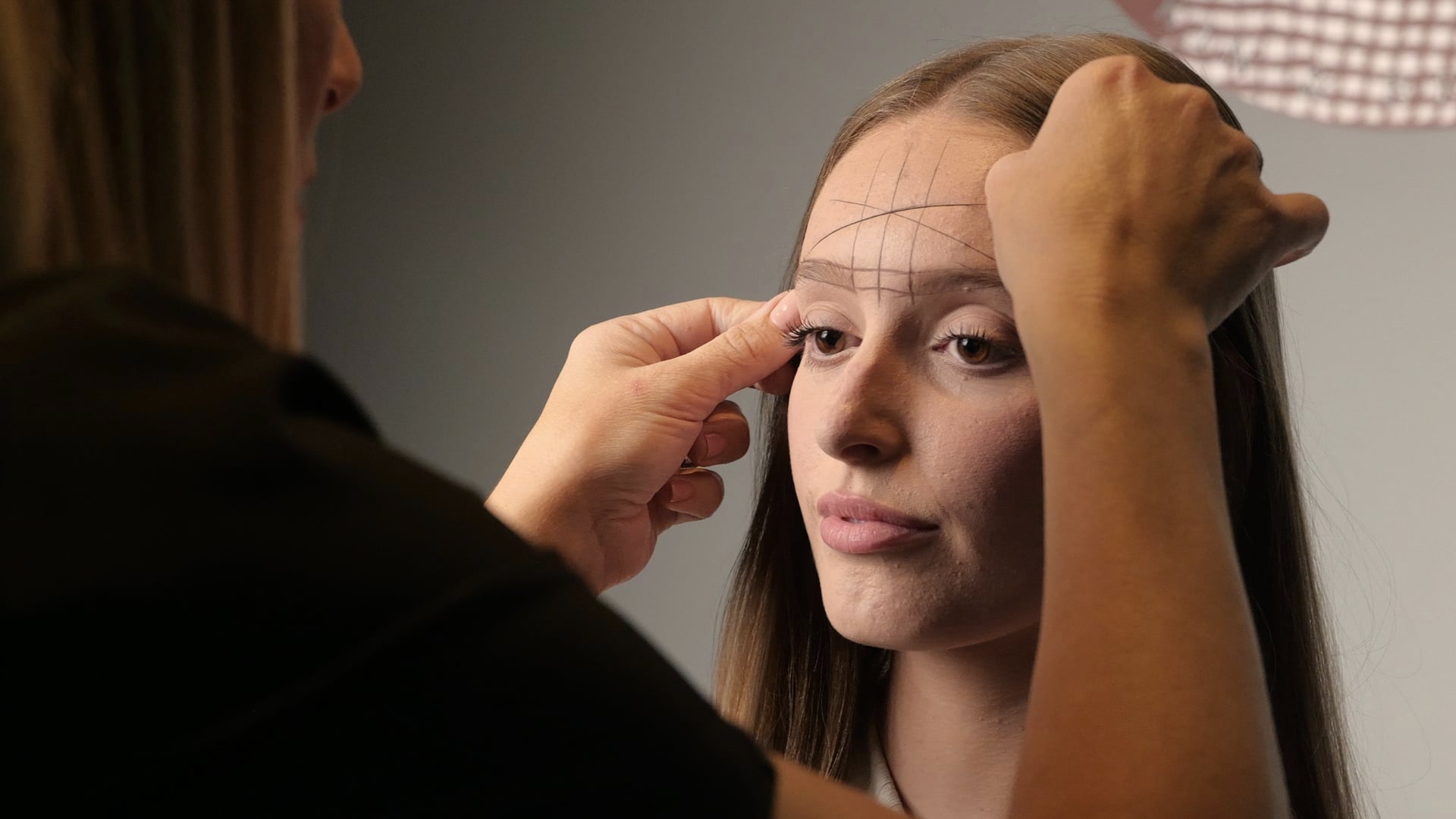 Keshia mapping brow symmetry